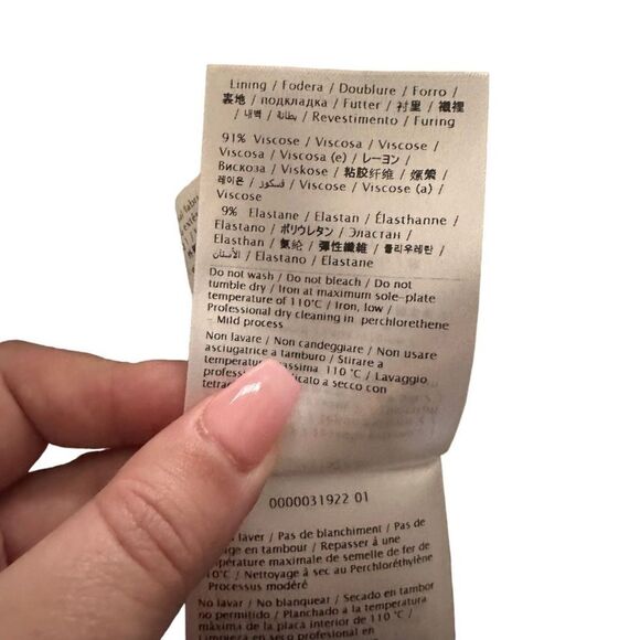 VALENTINO GARAVANI Zebra Print Wool Blend Midi Wrap Skirt NWOT Sz IT 46/US 10‎ - Picture 6 of 6